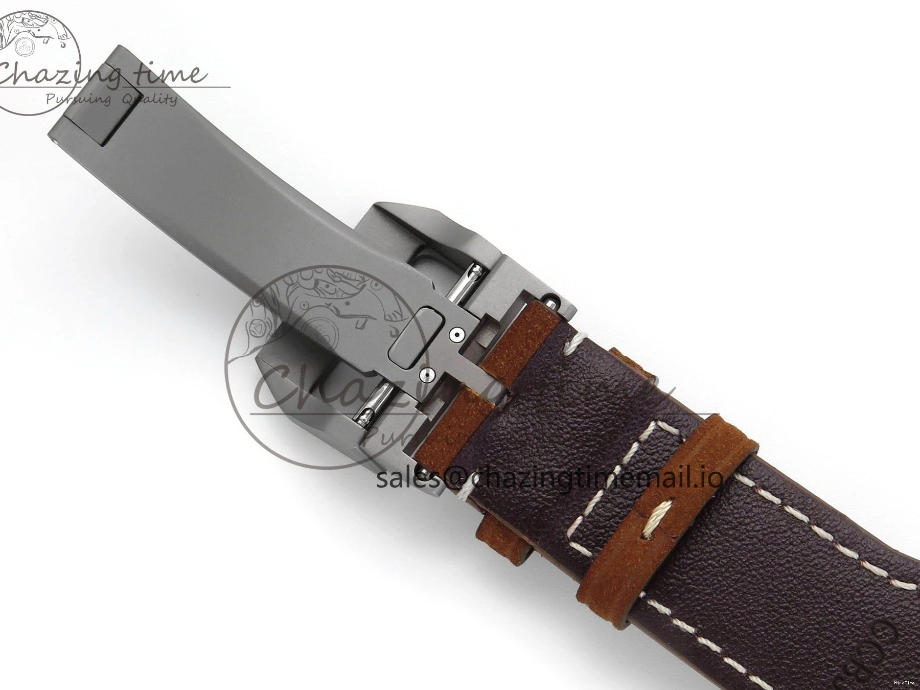 MIROTIME 0415 Big Pilot IW329701 M+F 1:1 Best Edition Black Dial on Brown Leather Strap MY RelaxedFit 7005